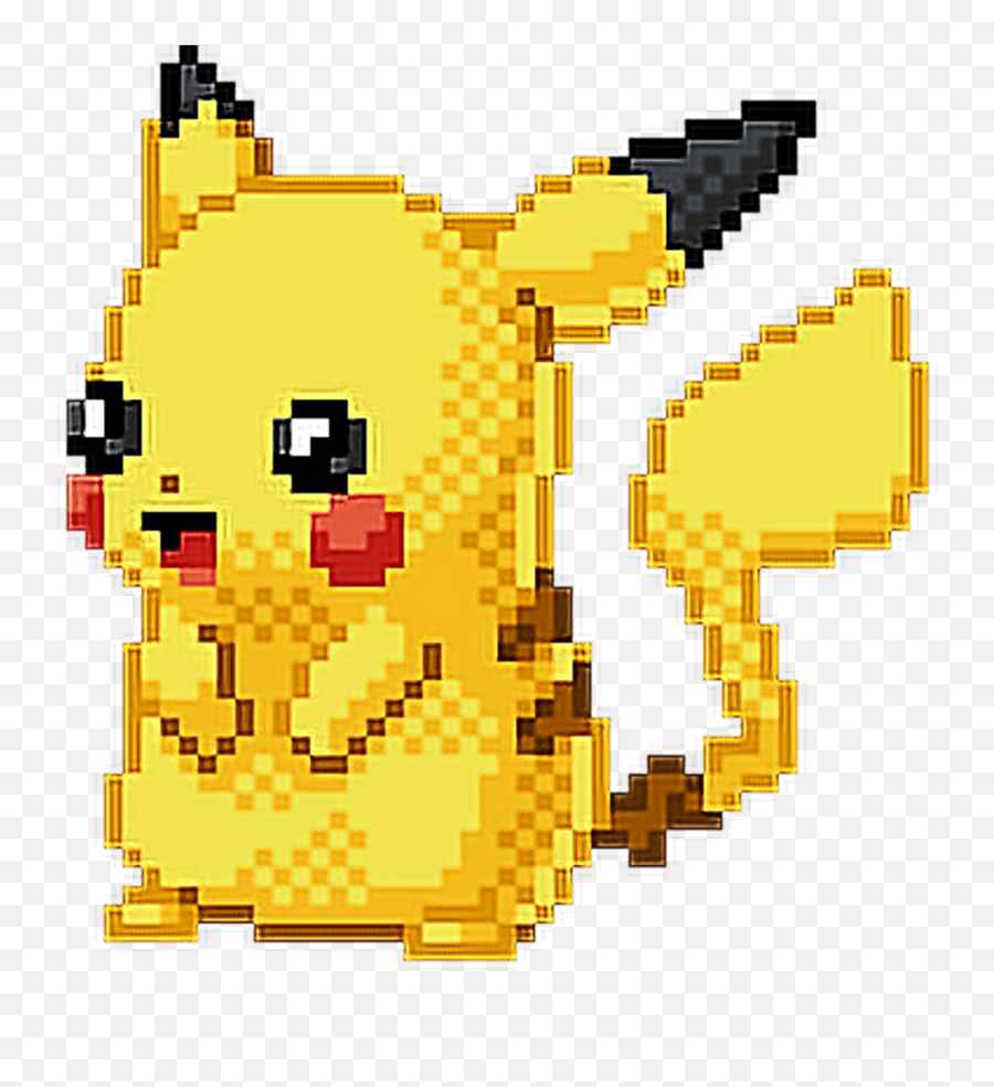 Download Pokemon Pikachu Pixel Art Pixelated Cute - Pikachu Profile Picture...