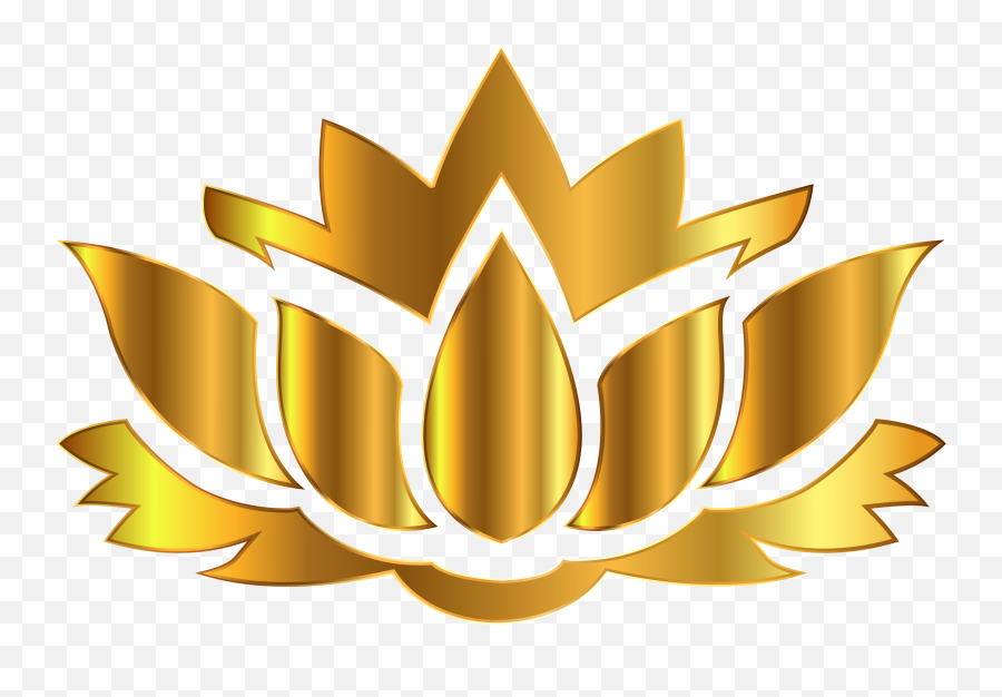Flower Floral Lotus - Gold Lotus Flower Clipart Png,Flower Graphic Png