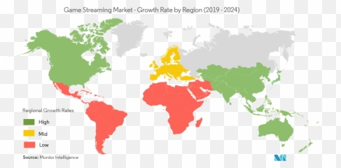 Game Streaming Market Growth Trends And Forecast 2020 - Bopet Film Rate By Region png