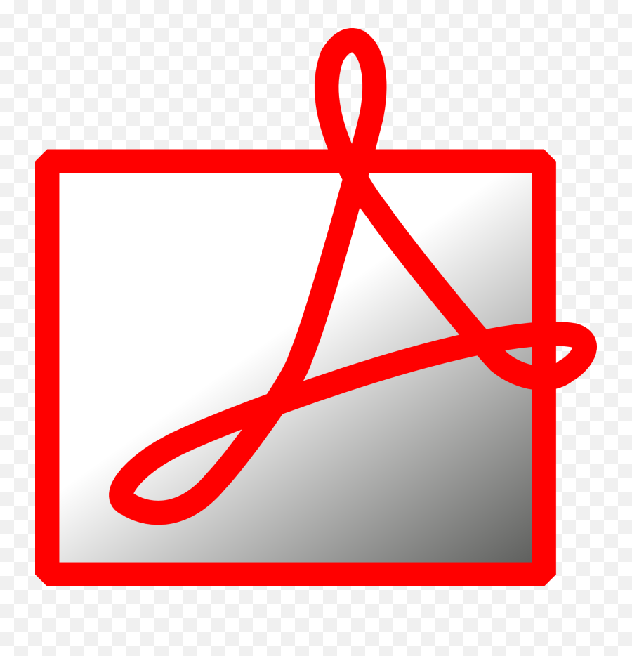 Adobe Pdf File Software Icon - Adobe Clipart Png,Adobe Pdf Icon Vector