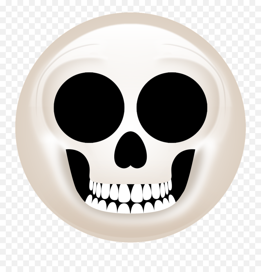 Skull Skeleton Emoji - Skeleton Emoji Png,Spooky Skeleton Icon