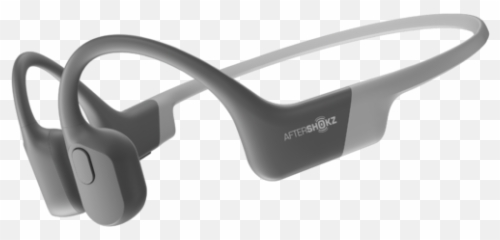 Open Ear Bluetooth Bone Conduction - Aftershokz Aeropex Lunar Grey png