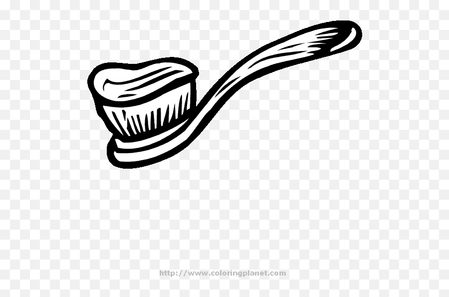 Tooth Paste - Colouring Picture Of Brush Png,Toothbrush And Paste Icon