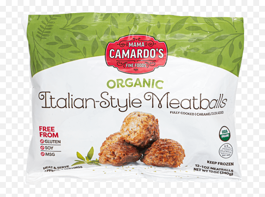 Organic Italian - Style Meatballs Zweigleu0027s Quality Hot Mama Camardo Organic Meatball Png,Meatball Png