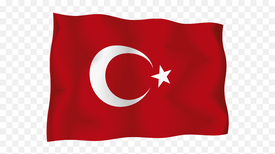 Illustrated Turkish Flag Logo - Turkey Flag Logo Png,Turkish Flag Icon
