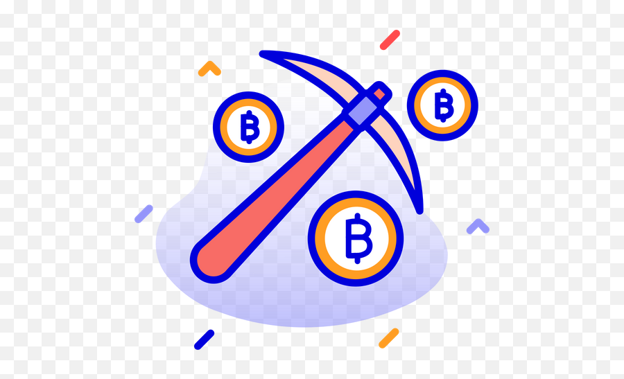 Free Bitcoin Mining Icon Of Colored Outline Style - Language Png,Mining Icon Free