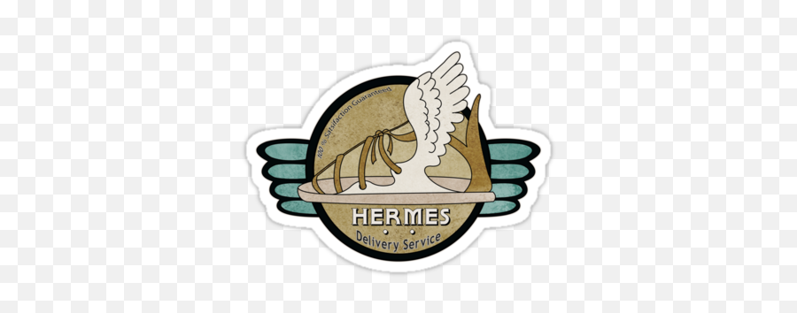 Hermesu0027 Delivery Service By Anmgoug Homemade Stickers - Greek God Hermes Bag Png,Hermes Icon