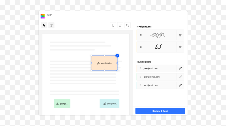 Esign Pdf With Electronic Signature Free Online - Vertical Png,E Signature Icon