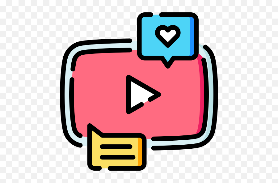 Buy Youtube Comments Likesboomcom - Transparent Youtube Logo Aesthetic Png,Custom Youtube Icon