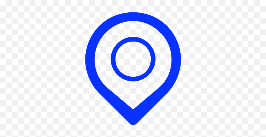 Gps Location Map Mark Pin Pointer Icon - Blue Bulb Icon Png,Mark Png