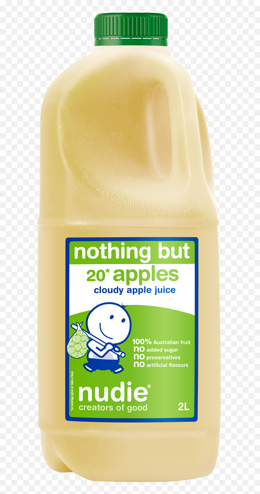 Nothing But Cloudy Apple Juice 2l Nudie Creators Of Good - Cloudy Apple Juice Can Png,Apple Juice Icon