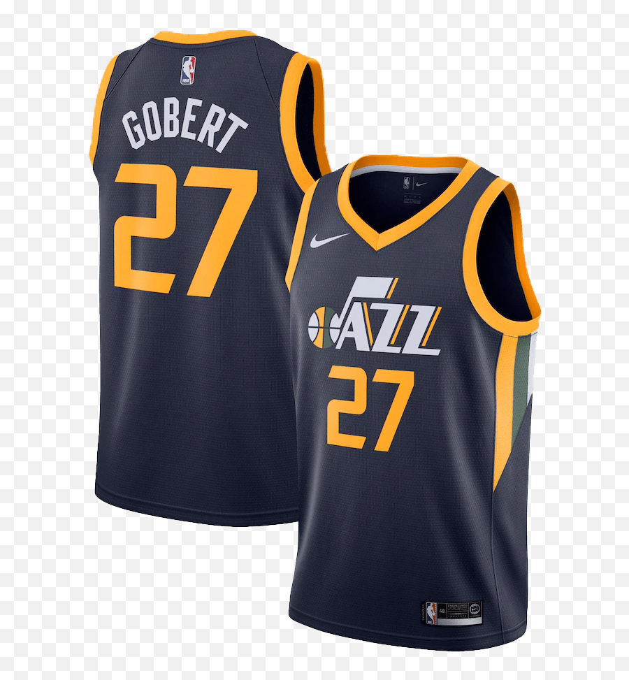 Utah Jazz Rudy Gobert 27 Nike Navy Swingman Nba Jersey - Icon Edition Utah Jazz Png,Lakers Icon Jersey
