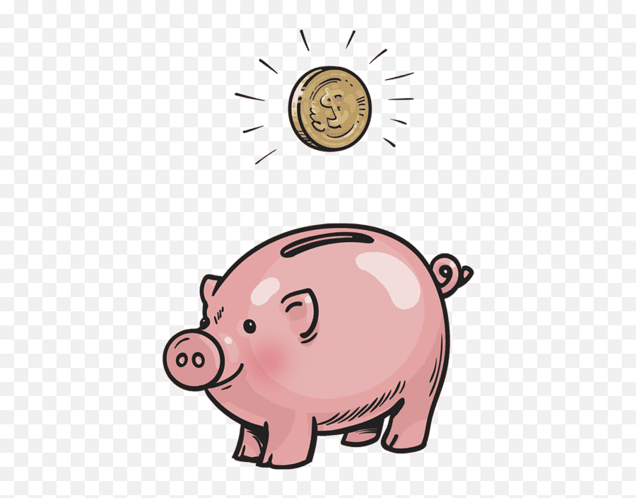 Crybaby Productions Zipco - Save Money Piggy Bank Cartoon Png,1950s Cartoon Icon