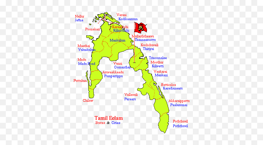 Why Is India Reluctant To Help The Tamils Of Sri Lanka In - Esten Province War Map Png,Euro Icon Tower Karachi