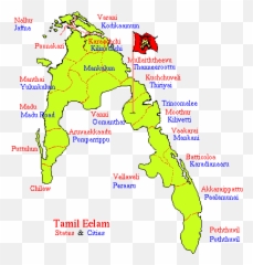 Why Is India Reluctant To Help The Tamils Of Sri Lanka In - Esten Province War Map png