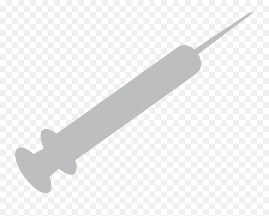 Syringe Png Black And White Transparent - White Needle Transparent,Syringe Transparent Background