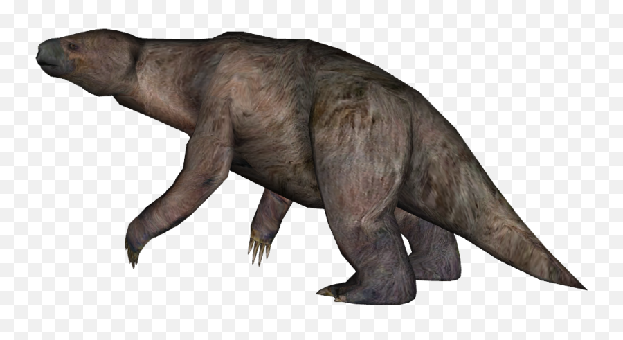 Download Hd Giant Ground Sloth 1 - Giant Ground Sloth Transparent Background Png,Sloth Png