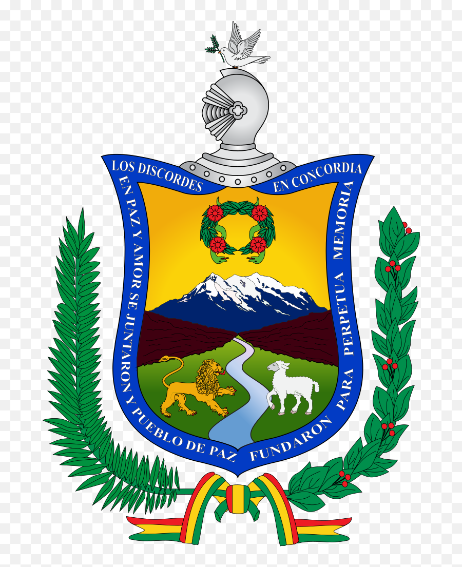 Download Flag Official Seal Of La Paz Bolivia - La Paz Png La Paz,Bolivia Flag Png