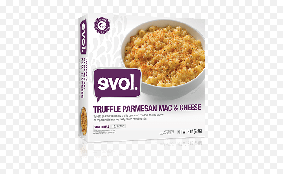 Evol Single Serve Macaroni U0026 Cheese Truffle Parmesan 8 - Ounce 8 Count Evol Chipotle Chicken Mac And Cheese Png,Mac And Cheese Png