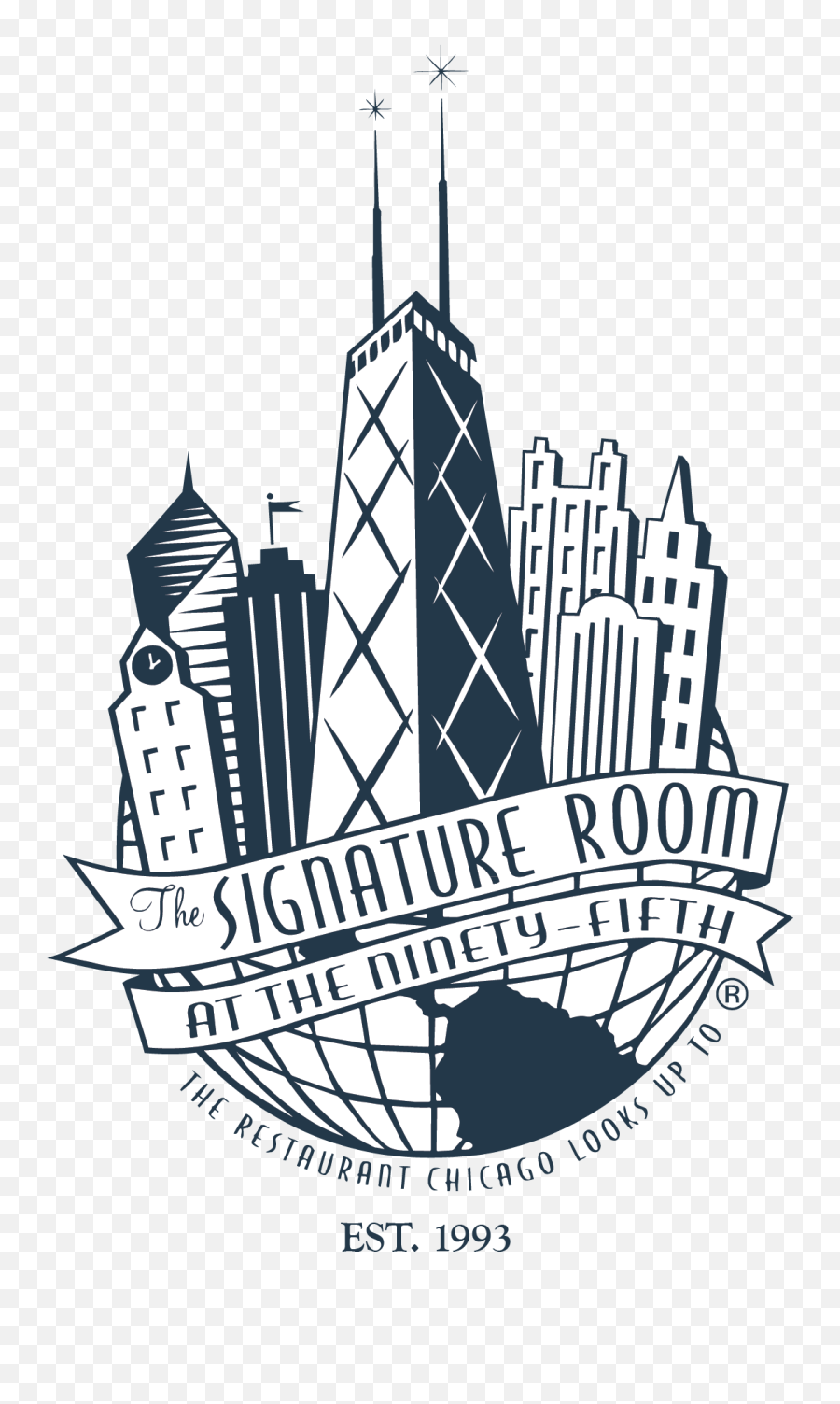 Restaurant The Signature Room - Chicago Il Signature Room Chicago Dress Code Png,Chicago Skyline Png