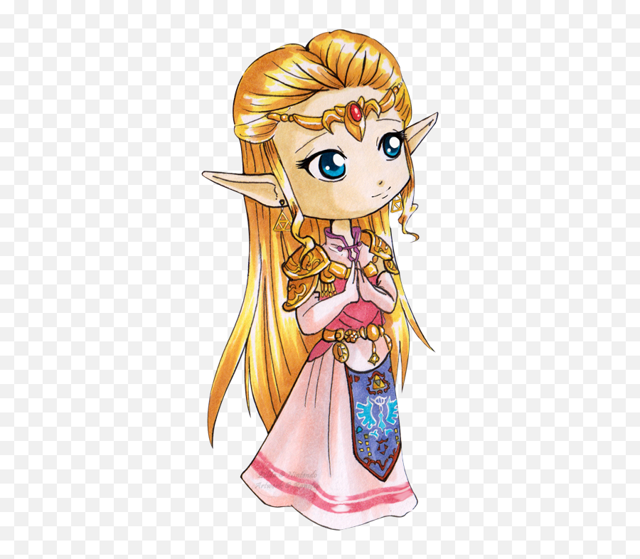 Zelda Ocarina Of Time Chibi - Princess Zelda Chibi Zelda Png,Ocarina Of Time Png