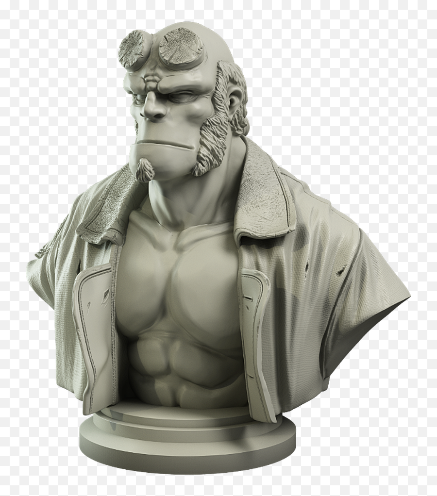 Hellboy The Board Game - Hellboy Collectoru0027s Bust Preorder Hellboy The Board Game Baba Yaga Monster Booster Png,Hellboy Png