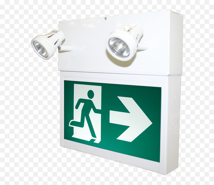 12v 36w Running Man Steel Combo Fire Equipment - Running Man Exit Signs Ontario Png,Man Of Steel Logo Png