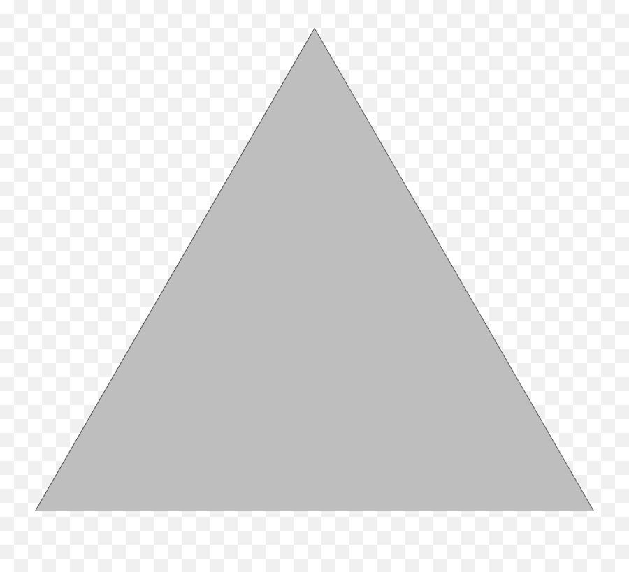 Collections - Zyx Space Silver Metal Triangle Png,Black Triangle Png