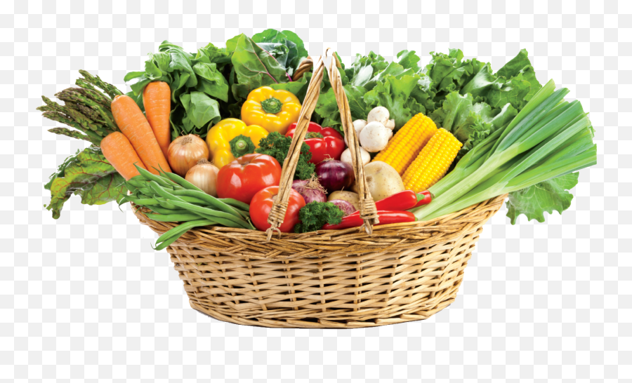 Download Basket - Fresh Vegetable Basket Png,Vegetable Png