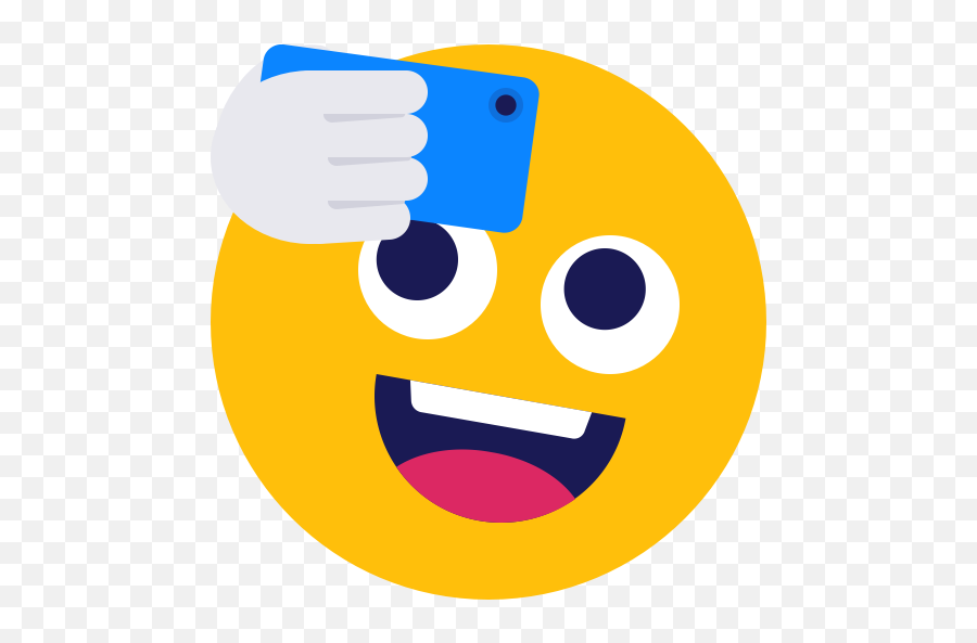 Emoji Selfie Smiley Icon - Selfie Emoji Png,Emoji Png