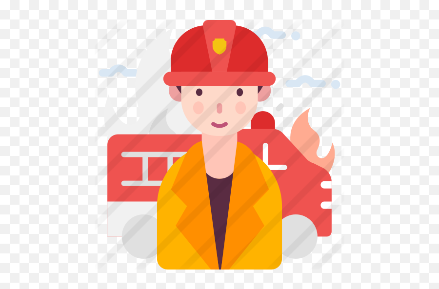 Firefighter - Cartoon Png,Firefighter Png