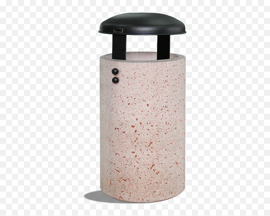Dust - Bin With Concrete Trim In Red Finish Giove Model Plastic Bottle Png,Dust Effect Png