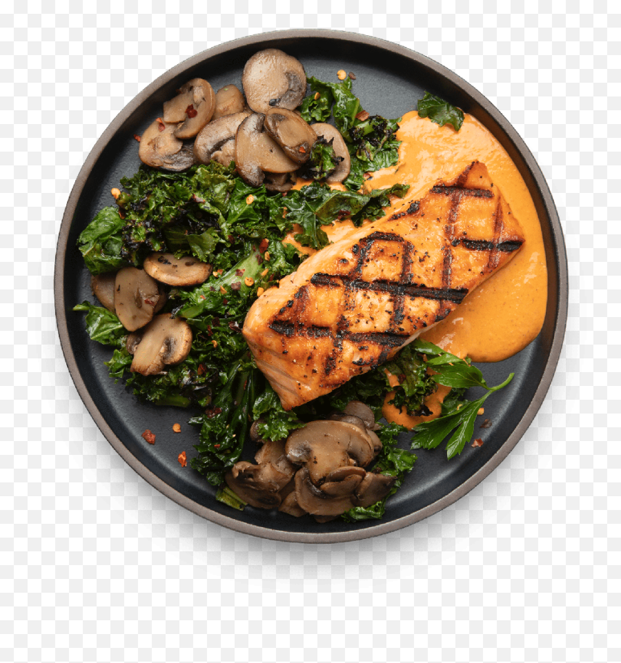 Romesco Salmon - Agedashi Tofu Png,Salmon Png