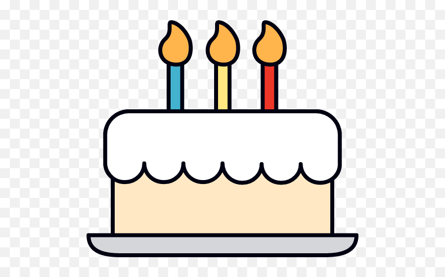 Third Birthday Cake Graphic Picmonkey Graphics - Birthday Cake Emoji Png,Birthday Emoji Png