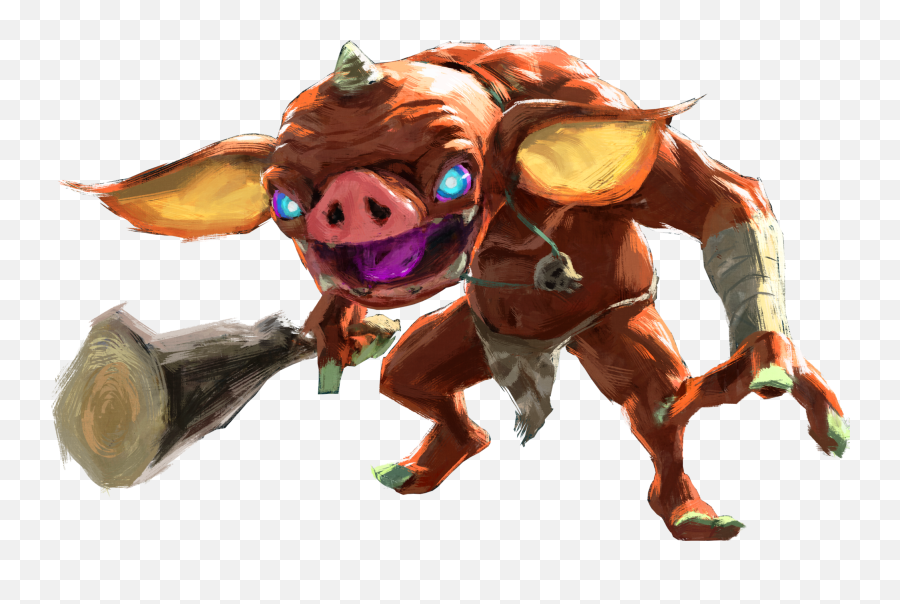 Download Bokoblin Wii U Png - Zelda Monster Zelda Breath Of The Wild Bokoblin,Wii U Png