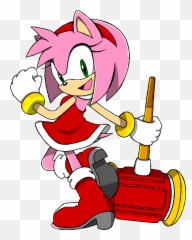 Amy Rose Sonic Art - Amy Rose Do Sonic Png,Amy Rose Png