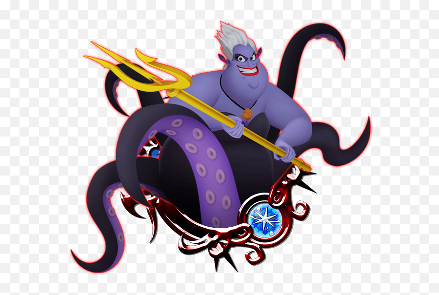 Hd Ursula - Kingdom Hearts Unchained X Kairi Png,Ursula Png