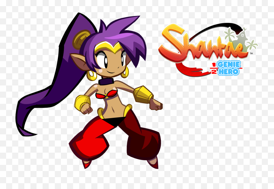 Half - Shantae Half Genie Hero Sprite Png,Shantae Png