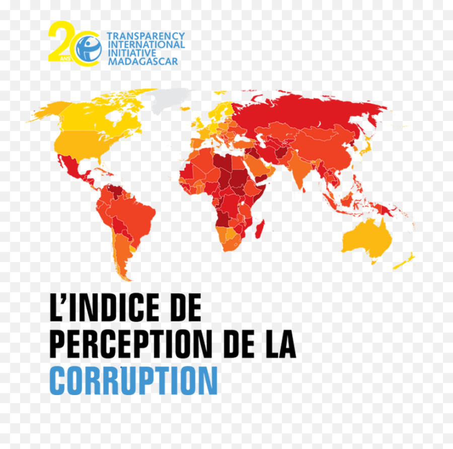 Transparency International - Corruption Map Transparency International Png,L Transparent