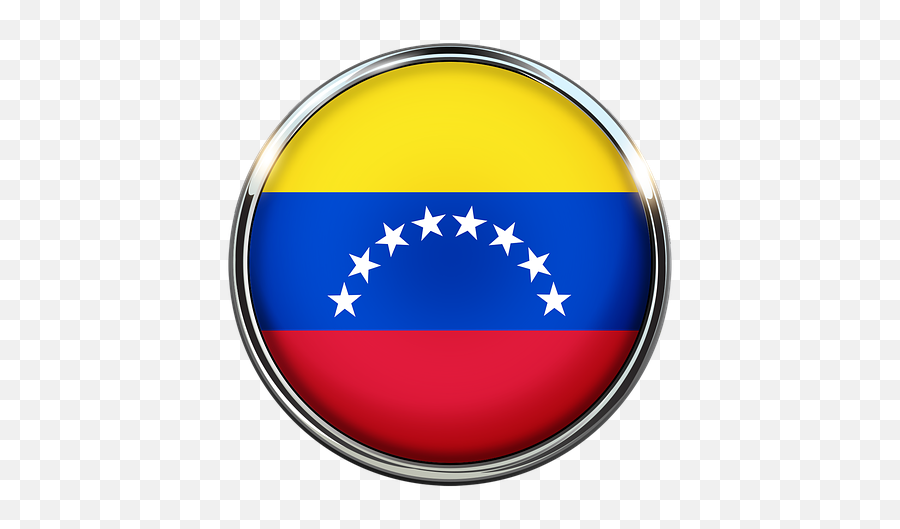 Venezuela Flag Circle Background - Venezuela Flag Icon Png,Venezuela Png
