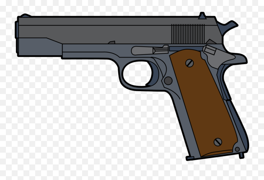 Gun Clipart Old Fashioned - Gun Clipart Transparent Background Png,Revolver Transparent Background