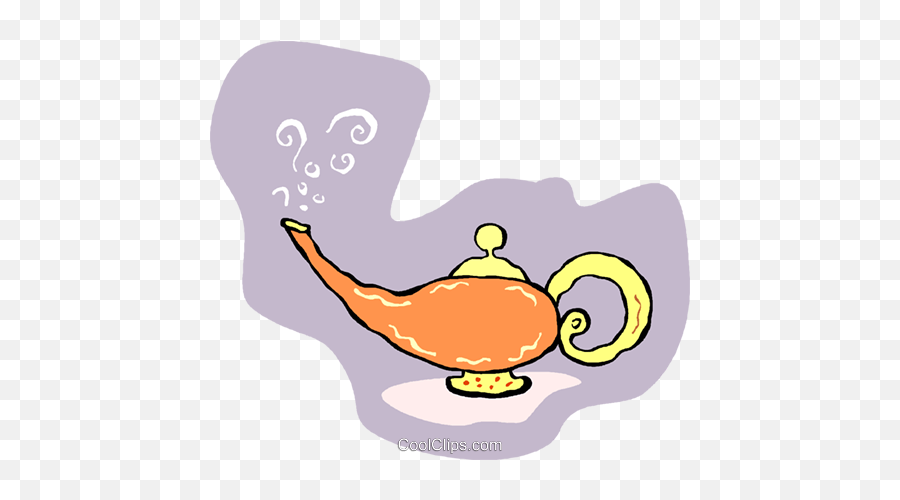 Aladdinu0027s Lamp Royalty Free Vector Clip Art Illustration - Conjure Clipart Png,Aladdin Lamp Png