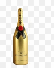 Champagne Png Moet - Or Transparent