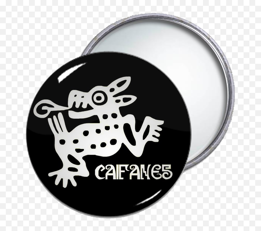 Caifanes Round Pocket Mirror - Beebop And Rocksteady Png Transparent,Caifanes Logo