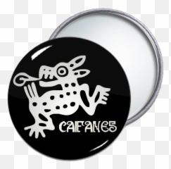 Caifanes Round Pocket Mirror - Beebop And Rocksteady Png Transparent,Caifanes Logo