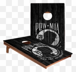 Dale Pow Mia Recreation Cornhole Boards - Cornhole Png,Pow Mia Logo