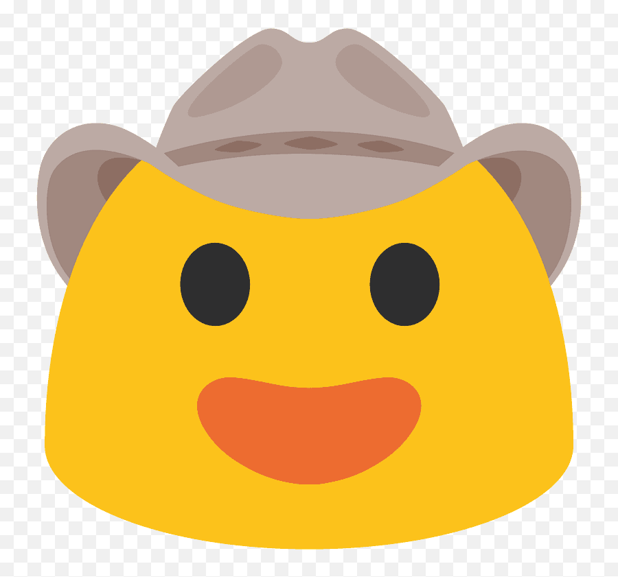 Cowboy Hat Face Emoji Clipart - Tctully Profile Png,Cowboy Emoji Transparent
