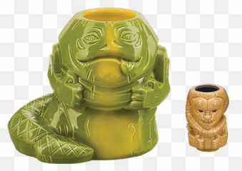 Jabba The Hutt Geeki Tikis Mug With Bib - Star Wars Tiki Mugs Png,Jabba The Hutt Png