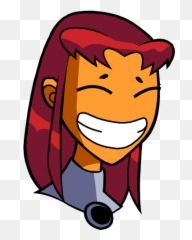 Toonarific Clipart Gallery - Starfire Face Teen Titans png