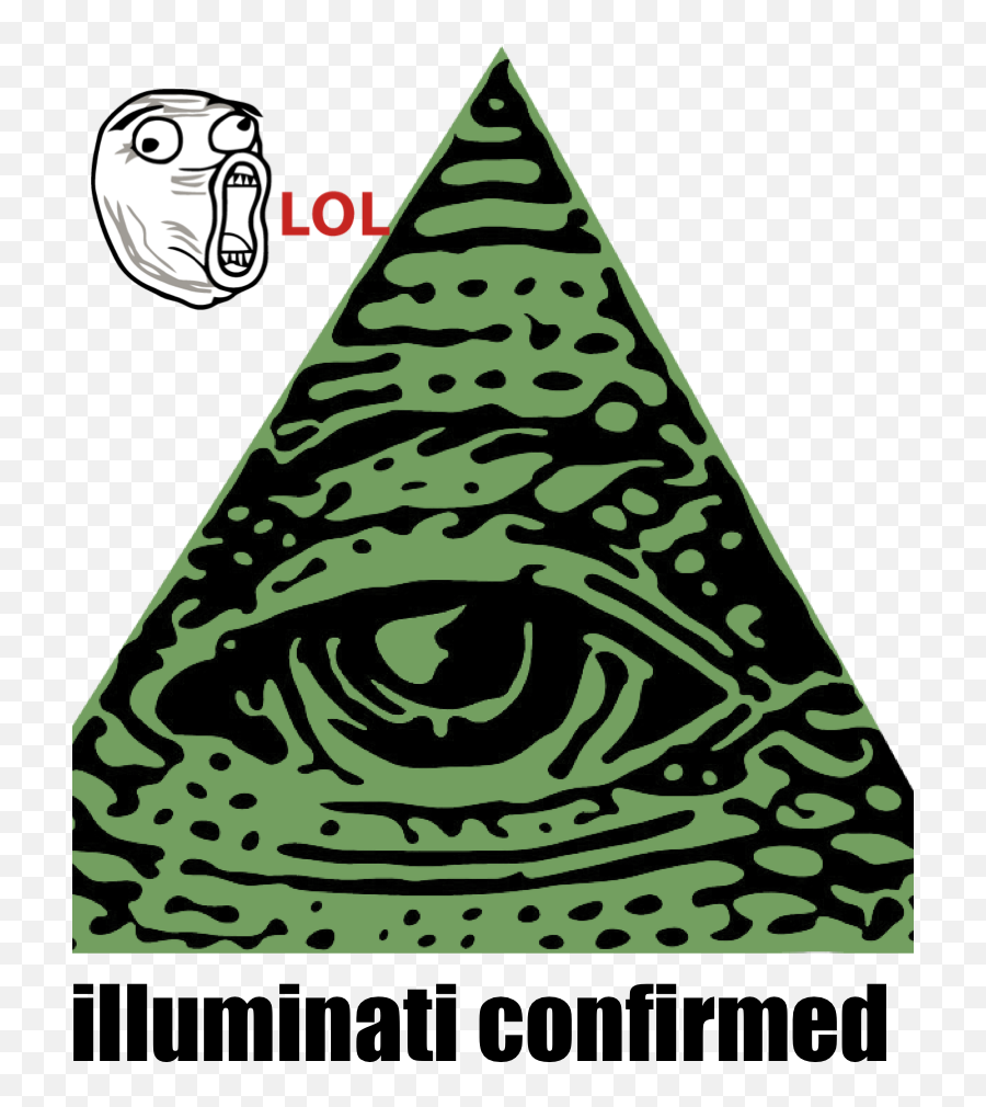 Illuminati Clip Art Eye Of Providence - Lol Face Png,Mlg Transparent